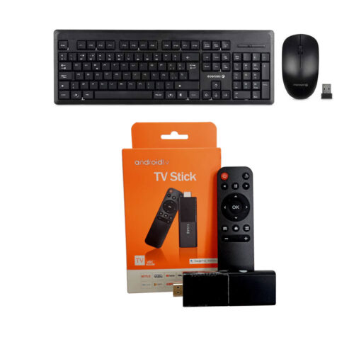 Combo 2 Android tv + Mouse Keyboard Bluetooth-1