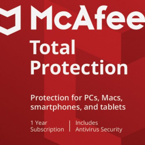 McAfee Total Protection + Safe Connect VPN 10 Dispositivos